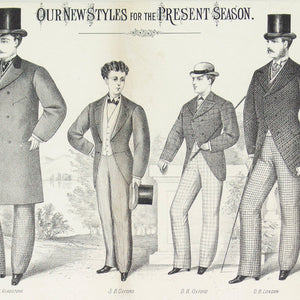 19th-Century Fashion Advertising, Our Styles For The Present Season