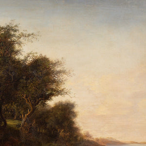 Early 19th-Century Danish School Landscape With Fjord