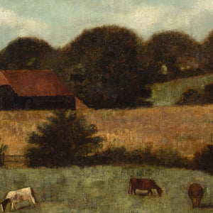 Kaj Ejstrup, Pastoral Landscape With Barn