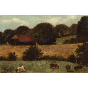 Kaj Ejstrup, Pastoral Landscape With Barn