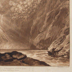 Charles Turner & JMW Turner, Drawing Of The Clyde, Liber Studiorum