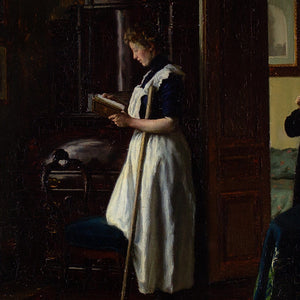 Sophus Vermehren, Housewife Surprises Reading Maid