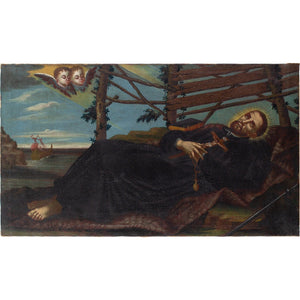 17th-Century, Diego de Borgraf (circle), The Death of St Francis Xavier