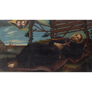 17th-Century, Diego de Borgraf (circle), The Death of St Francis Xavier