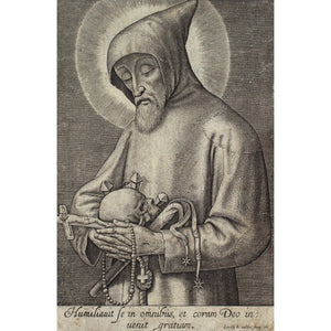 Jean Valdor After Hieronymus Wierix, Saint Francis Of Assisi
