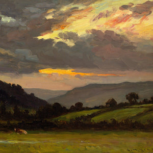 Ernest Higgins Rigg, Sunset Swaledale