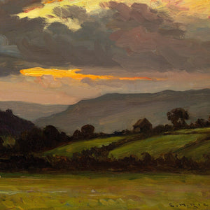Ernest Higgins Rigg, Sunset Swaledale