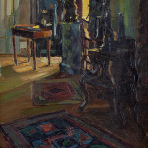 Herbert Ludwig, Interior With Sculptures
