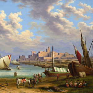 Mid-19th-Century, Port Of Tarifa, Spain