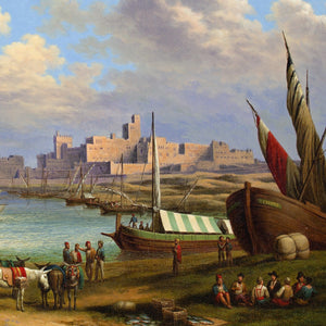 Mid-19th-Century, Port Of Tarifa, Spain