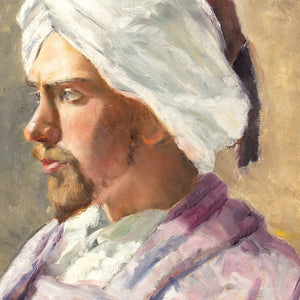 Fredrik Waldemar (Baldomero) Fahlström, Portrait Of A Man In Profile