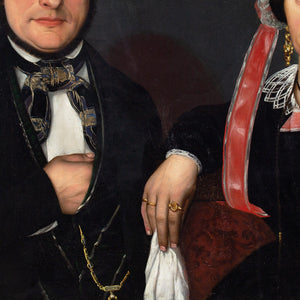 Mid-19th-Century German School, Wedding Portrait