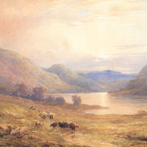 Anthony Vandyke Copley Fielding, Sunset Over Loch Lubnaig