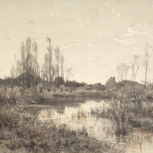 André Paulin Bertrand, River Landscape