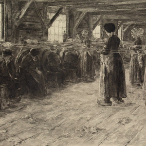 Albert Kruger After Max Liebermann, The Flax Barn at Laren