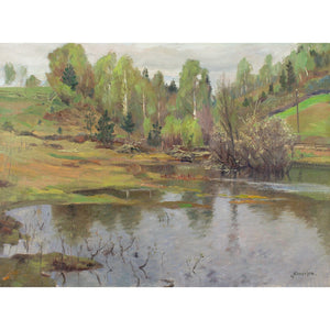 Gudmund Stenersen, River Landscape