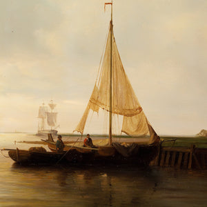 Cornelis Jan van Rijsewijk, Sailing On Calm Seas