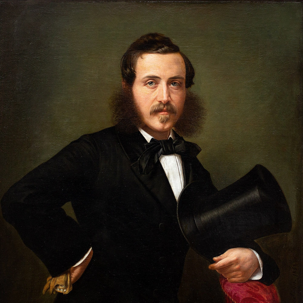 Christian Vilhelm Schenstrøm, Portrait Of A Gentleman