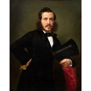 Christian Vilhelm Schenstrøm, Portrait Of A Gentleman