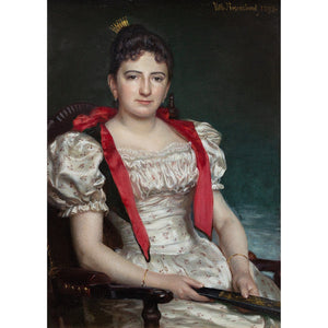 Vilhelm Jacob Rosenstand, Portrait Of A Lady
