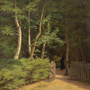Harald Schumacher, Landscape With Forest & Nun