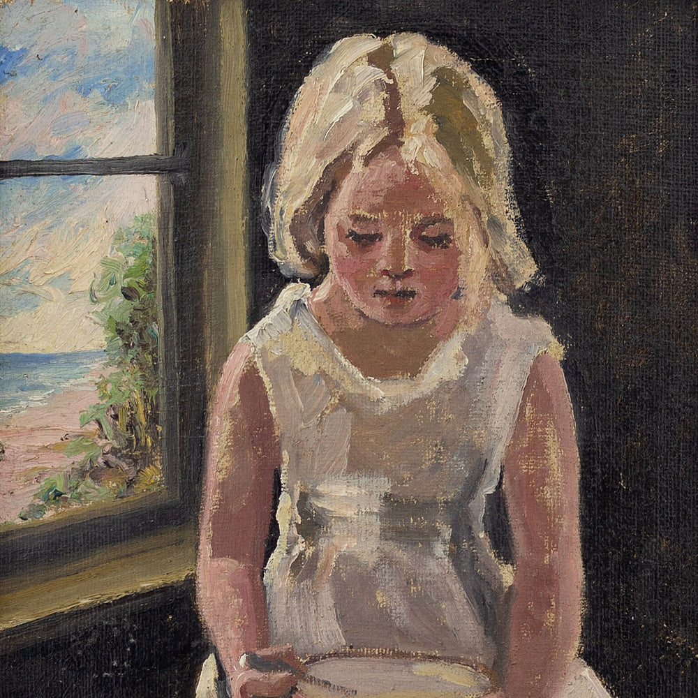 Christian Aigens, Portrait Of A Girl