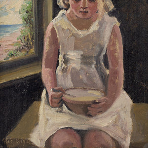 Christian Aigens, Portrait Of A Girl