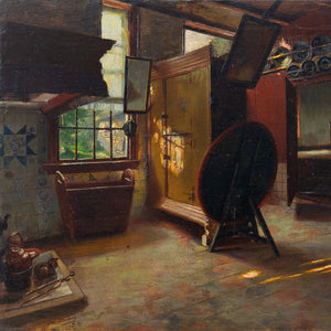 Otto Kirberg, Interior Scene With Dining Table