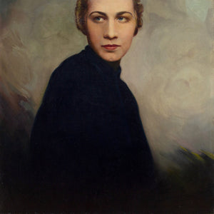 Mid-20th-Century American School, Portrait Of A Woman