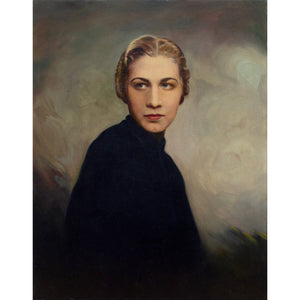 Mid-20th-Century American School, Portrait Of A Woman