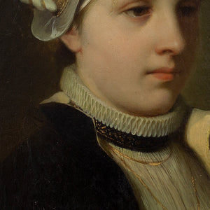 Eugen Klimsch, Portrait Of A 16th-Century Lady