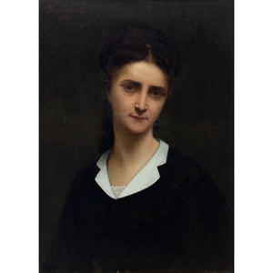 Paul-Désiré Trouillebert, Portrait Of A Young Lady