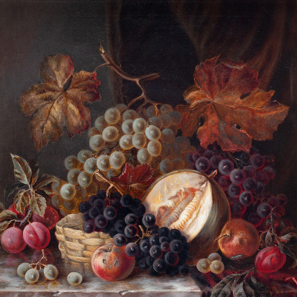Joseph Henry Byard, Abundant Still Life With Fruit