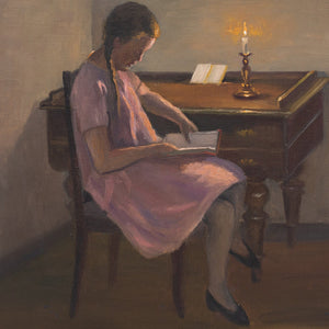 Ole Søndergaard, Reading By Candlelight