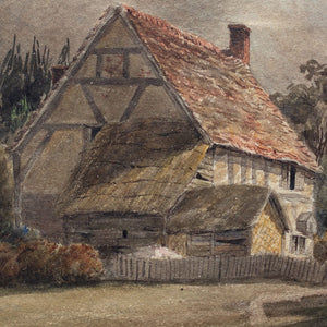 19th-Century British School, Malvern Landscape With Cottage