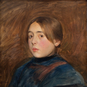 Gabriel Von Hackl, Portrait Of A Young Lady