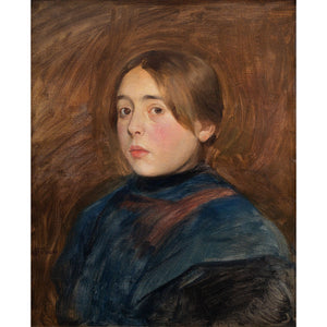 Gabriel Von Hackl, Portrait Of A Young Lady