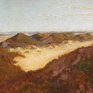 Jens Lauritzen Thomsen, Coastal View With Heathland