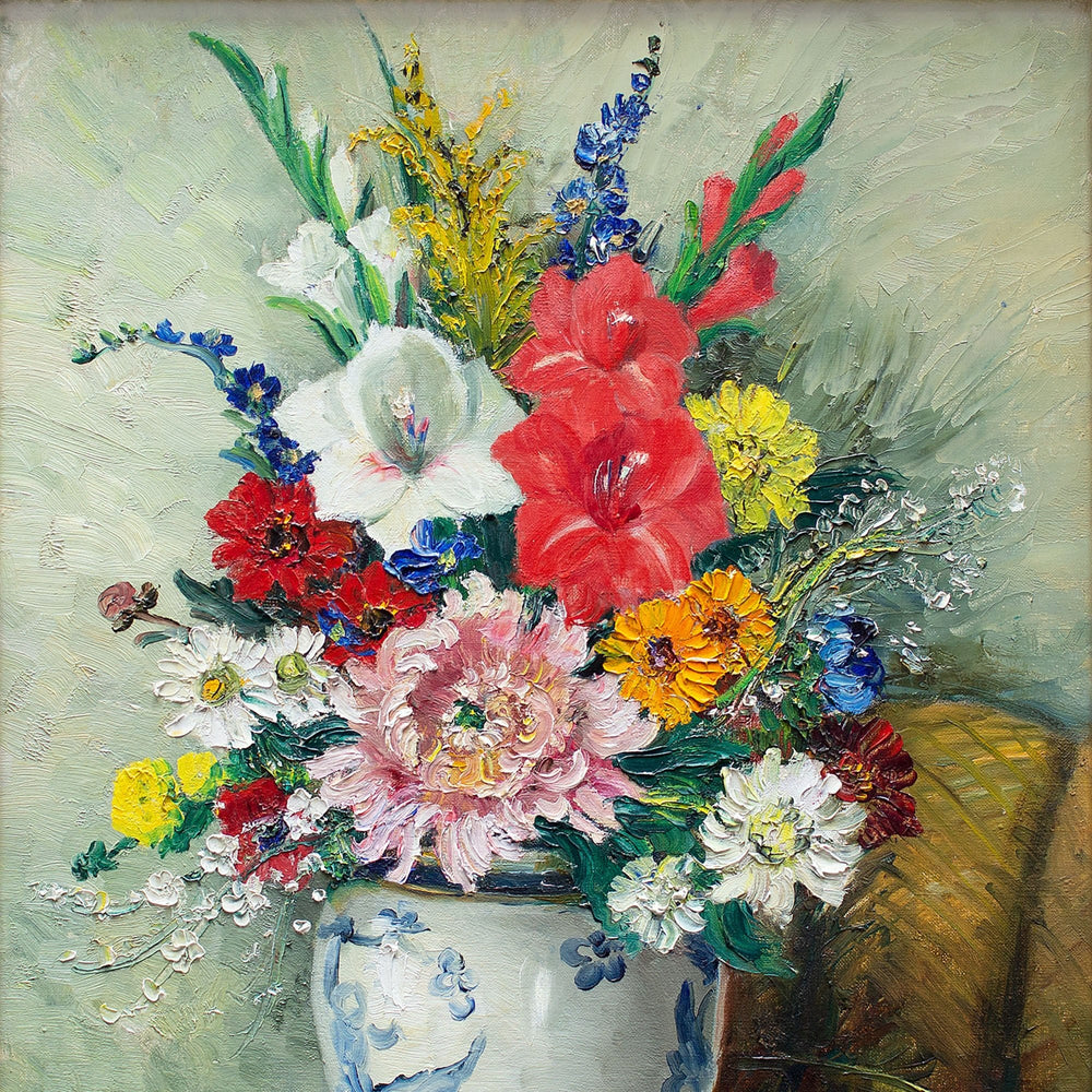 Figge Fredriksson, Still Life With Flowers & Vase