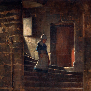 Frank Hill Smith, A Girl On A Staircase