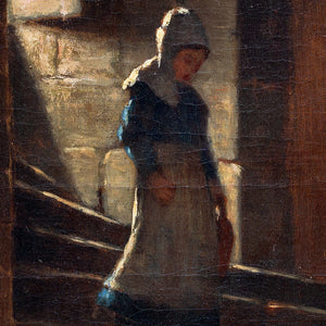 Frank Hill Smith, A Girl On A Staircase