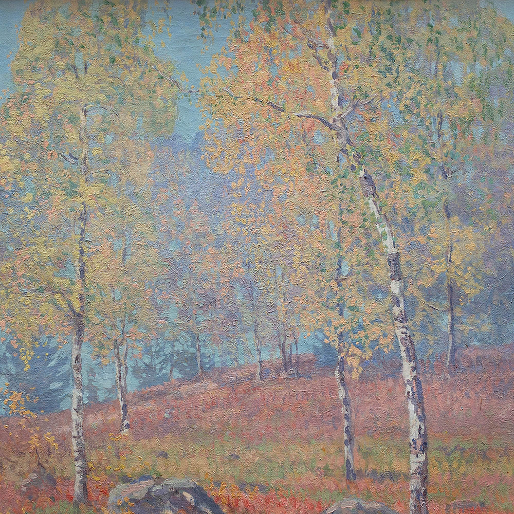 Alfred Jansson, Landscape With Birch Trees