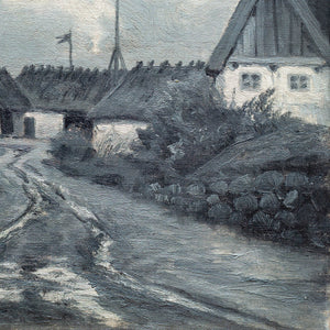 Thorvald Niss, Rural Scene (Grisaille)