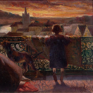 Stéphane Leroy, A Family At Sunset