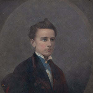 19th-Century Portrait Of Alfred Little Couch RN