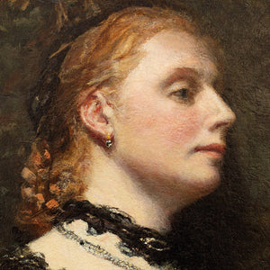 British School, Portrait Of A Lady In Black