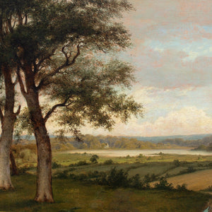 Axel Schovelin, Danish Landscape With Lake