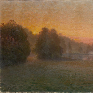 Anders Wahlgren, Evening Landscape With Sunset