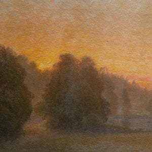 Anders Wahlgren, Evening Landscape With Sunset