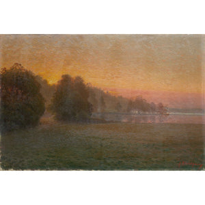 Anders Wahlgren, Evening Landscape With Sunset